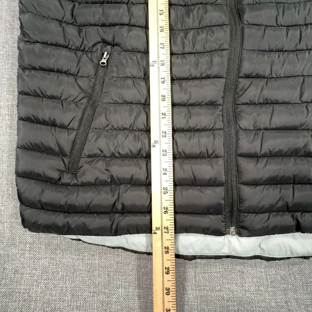 Las Vegas Raiders Puffer Vest Mens XXL (Fits as XL) Quilted Zip Team Apparel NEW